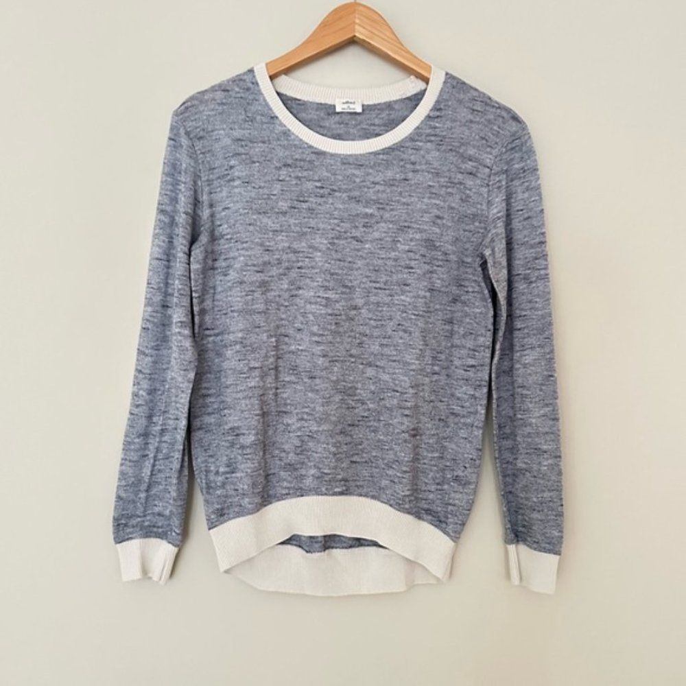 Wilfred Light Gray Berri Pullover Thin Sweater - image 2